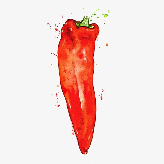 Chili clipart smoke. Red drawing pepper creative
