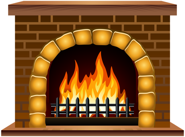 chimney clipart fireplace scene