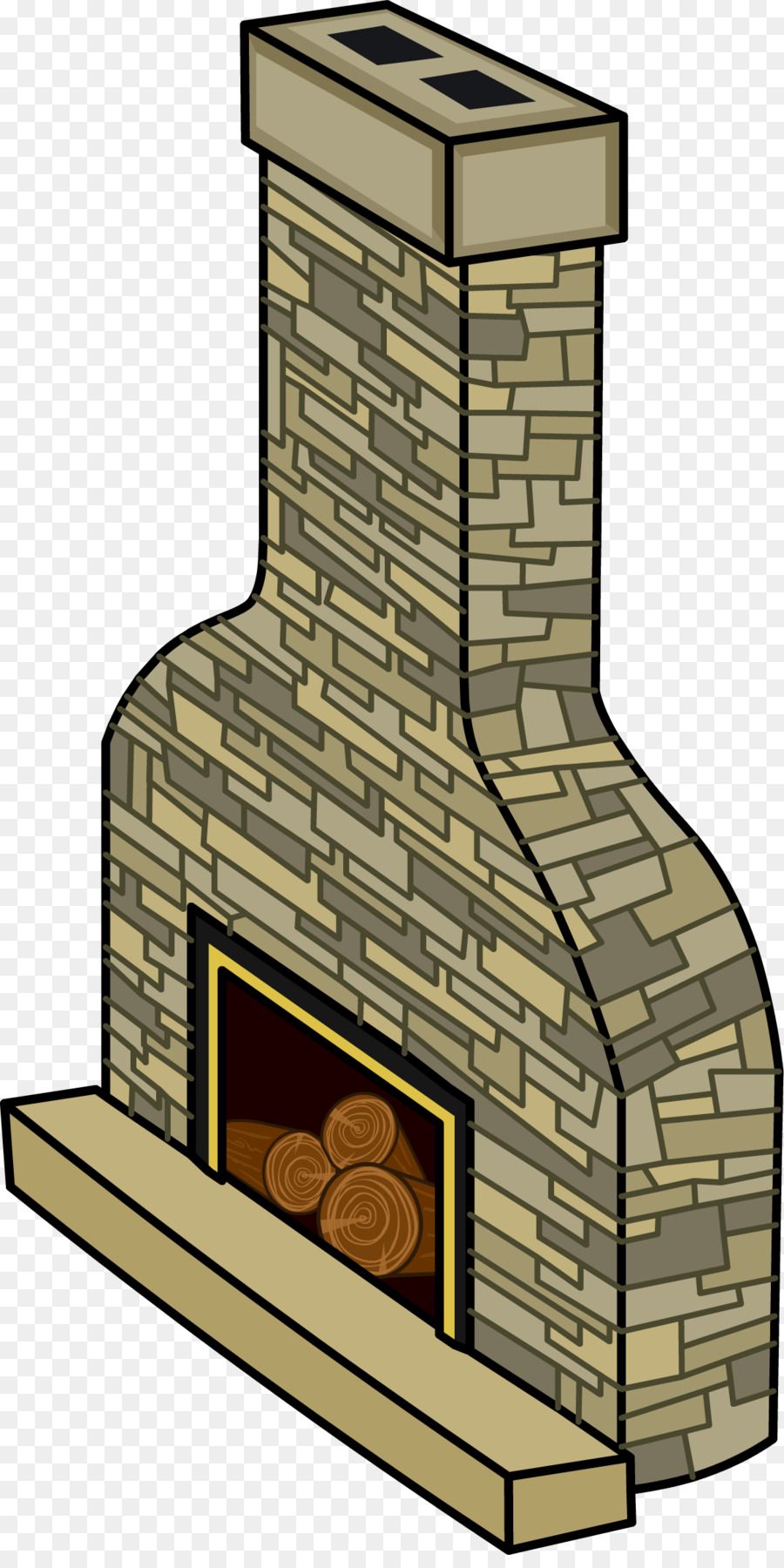 chimney clipart hearth