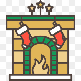 Chimney clipart stone fireplace. Vector png and psd