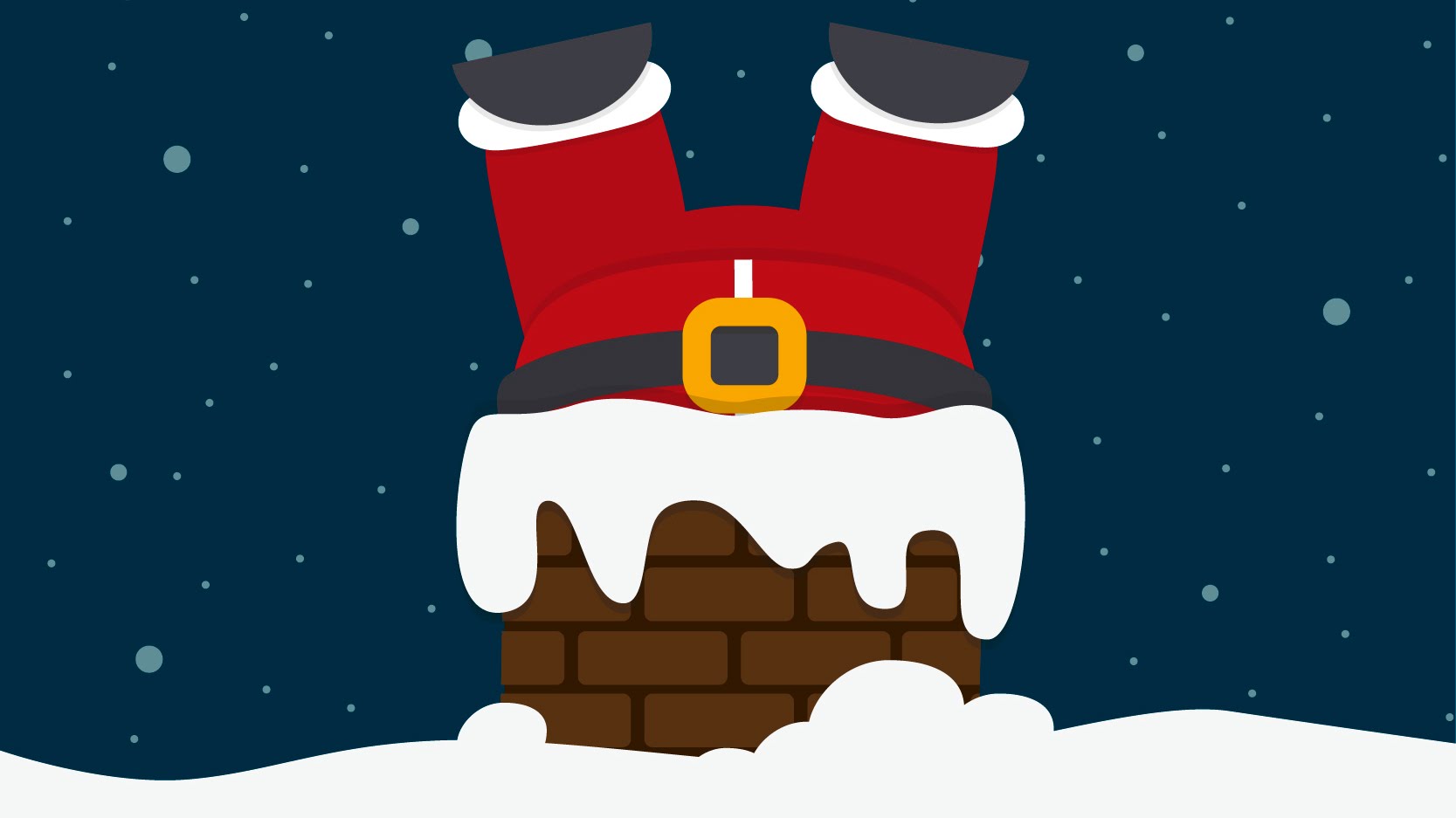 chimney clipart up on housetop