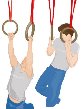 Chin clipart chin up. Pull ups on gym
