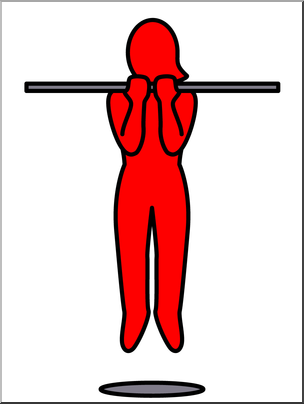 Clip art simple exercise. Chin clipart chin up