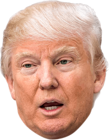 Chin clipart transparent. Trump face png 