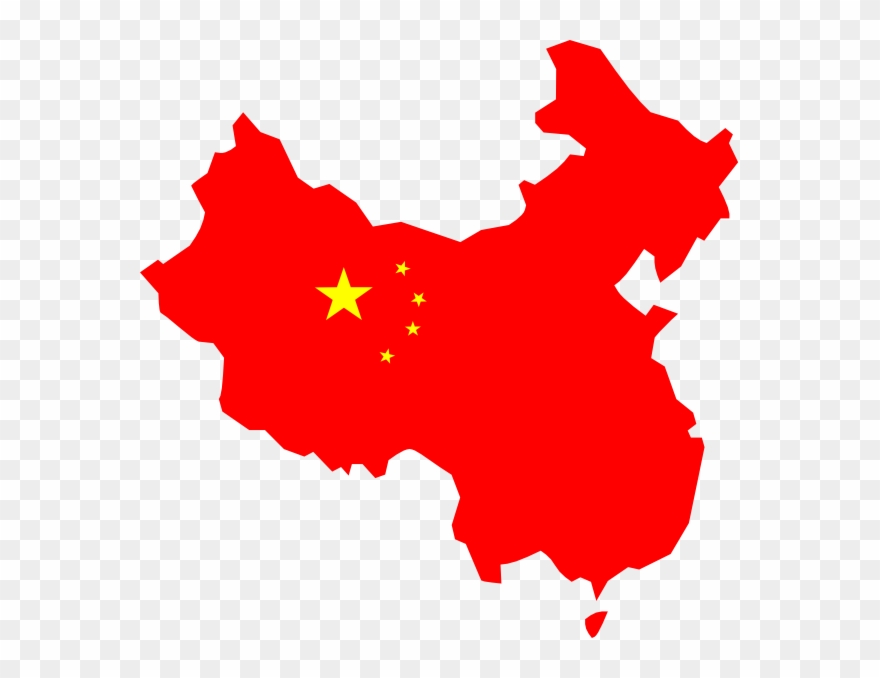 Graphic library stock flag. China clipart