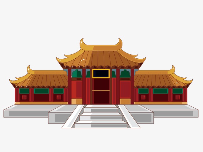 China clipart building chinese. Style gatehouse png image
