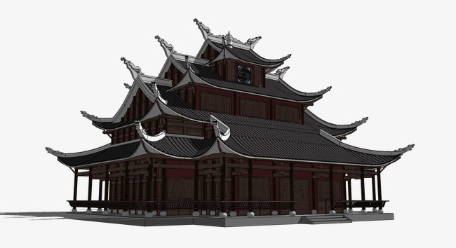 Ancient retro style png. China clipart building chinese