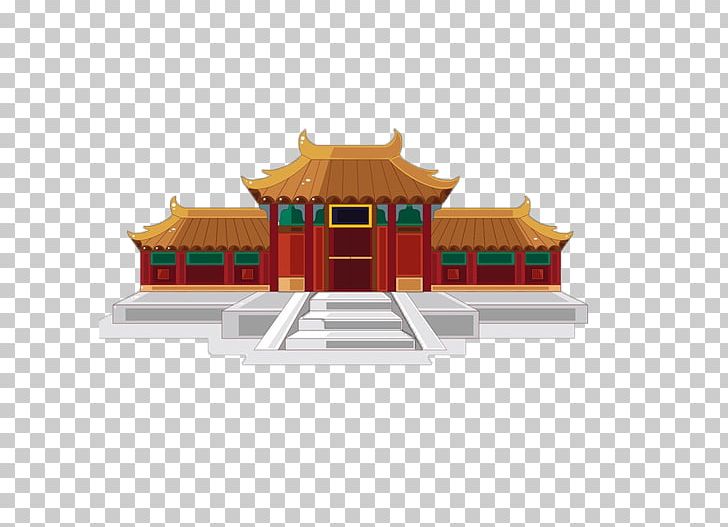 Chinese pagoda temple building. Palace clipart china ancient