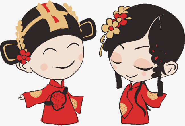 Chinese wedding villain free. China clipart cartoon
