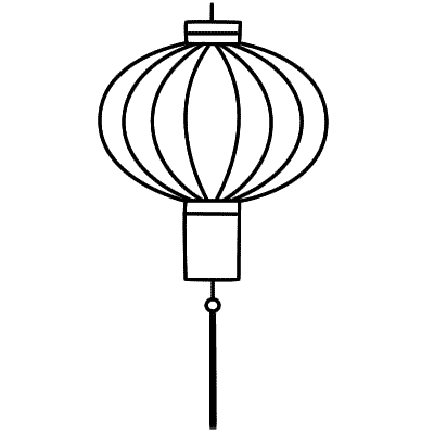 Chinese lantern at getdrawings. China clipart drawing
