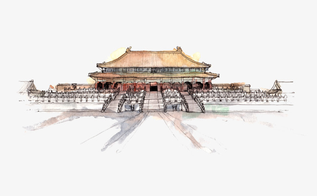 China clipart forbidden city. Chinese ancient architecture imperial