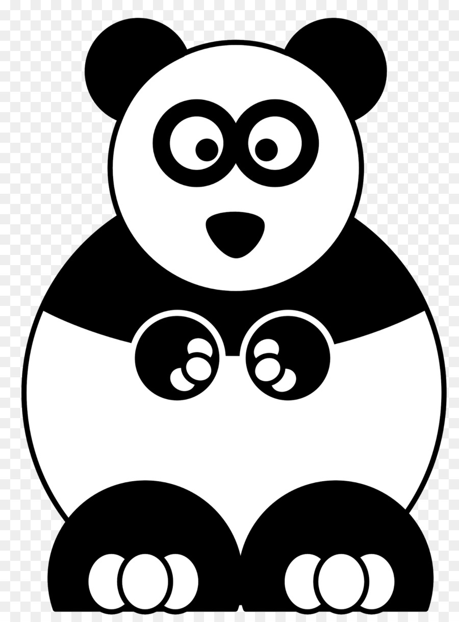 China clipart gambar. Giant panda bear clip
