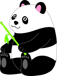 China clipart panda. Cute bear free images
