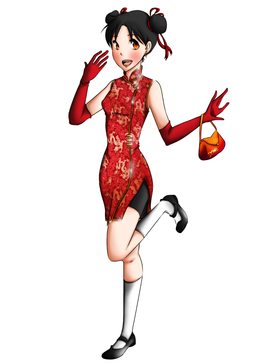 China clipart person chinese. Girl by minsei on