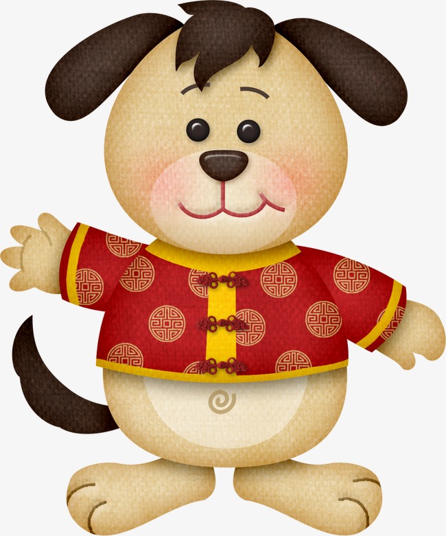 chinese clipart dog
