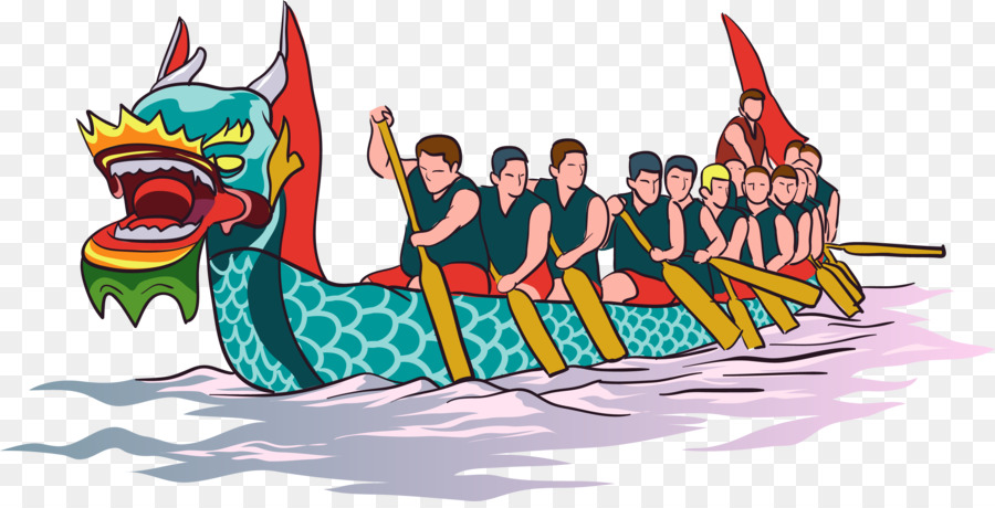 Chinese clipart dragon boat festival. Bateau traditional holidays bateaudragon