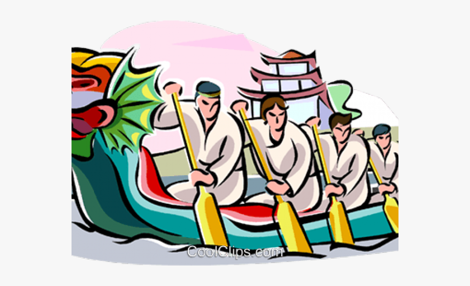 . Chinese clipart dragon boat festival