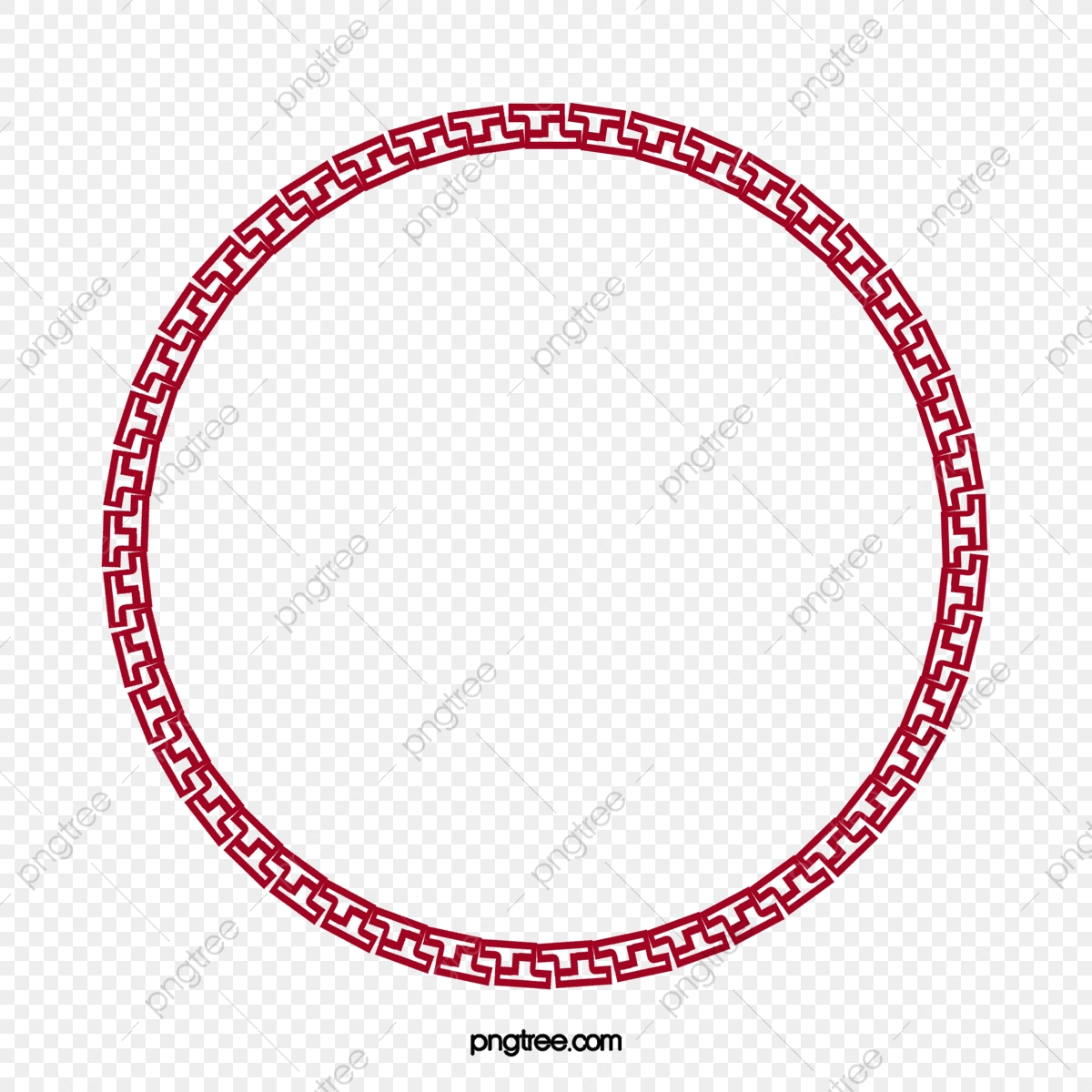 Chinese clipart frame. Style round 