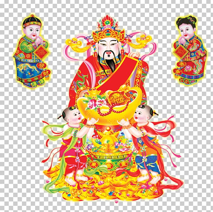 China caishen deity and. Chinese clipart gods
