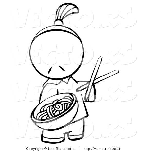 China clipart drawing. Chinese monoart food clip