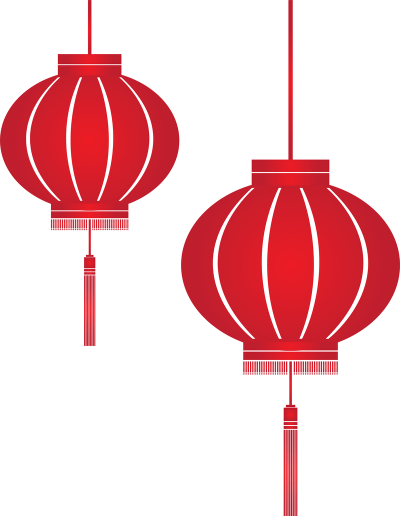 chinese clipart red lantern