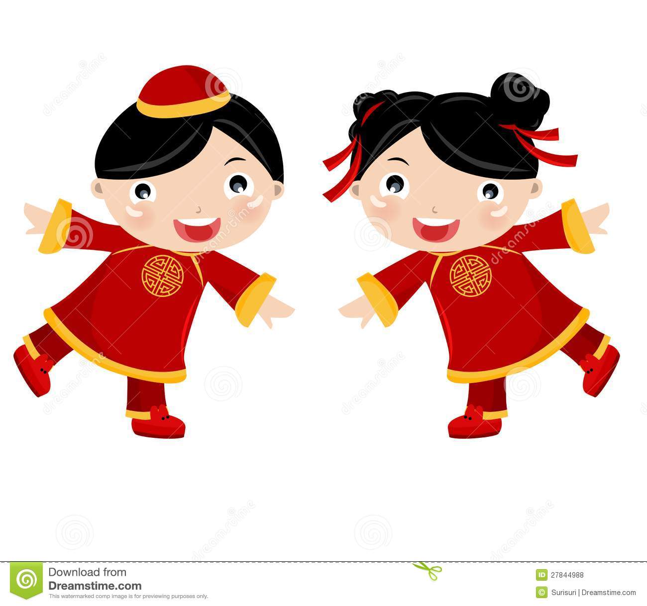 Boy asian illustration of. Chinese clipart vector
