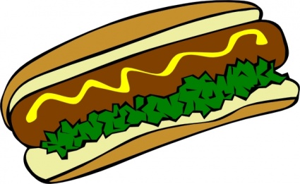Hot dog clip art. Chip clipart hotdog