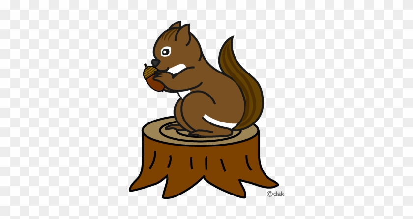 Squirrel cartoon groundhog eurasian. Chipmunk clipart acorn