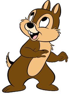 Chipmunk clipart animated. Chip and dale disney