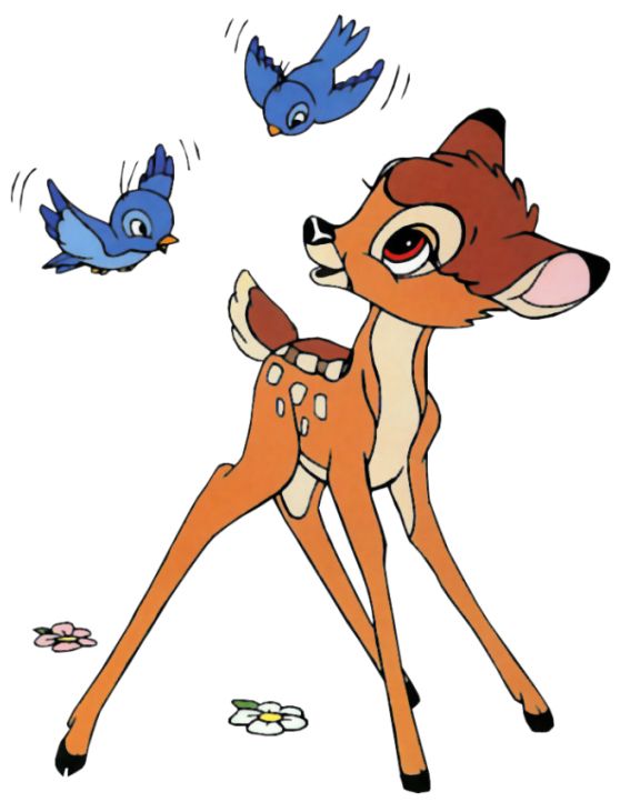 chipmunk clipart bambi character