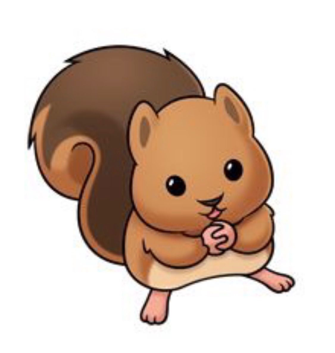 Baby squirrels pinterest clip. Chipmunk clipart cute