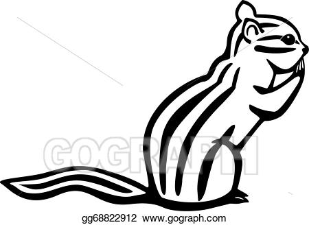 chipmunk clipart draw