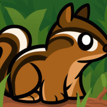 How to draw a. Chipmunk clipart simple