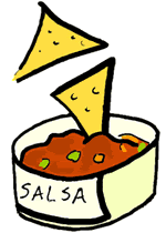 nachos clipart chip salsa