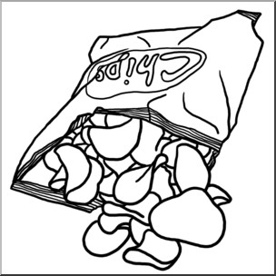 chips clipart drawing