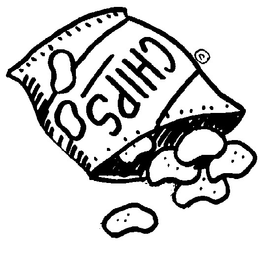 chips clipart drawing