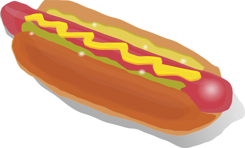 chips clipart sausage