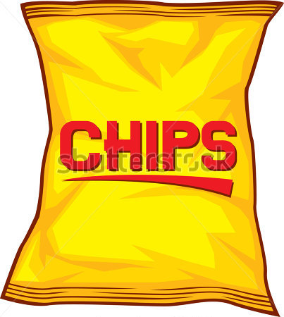 chips clipart single