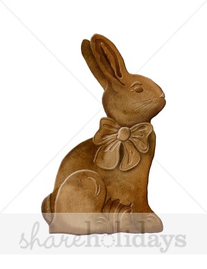 chocolate clipart bunny