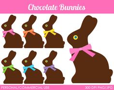 chocolate clipart bunny