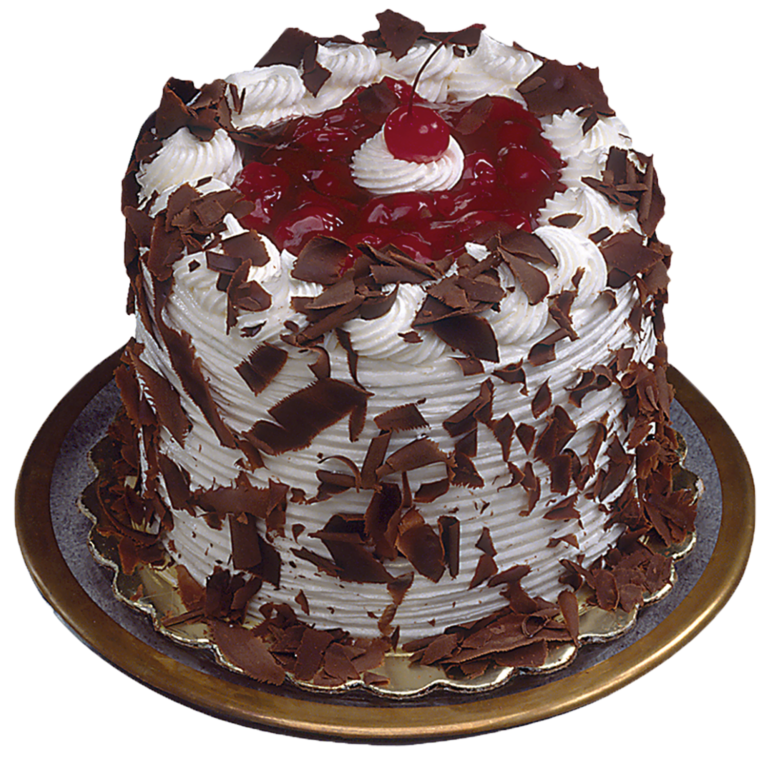 Cream cake with chocolate. Crib clipart crip