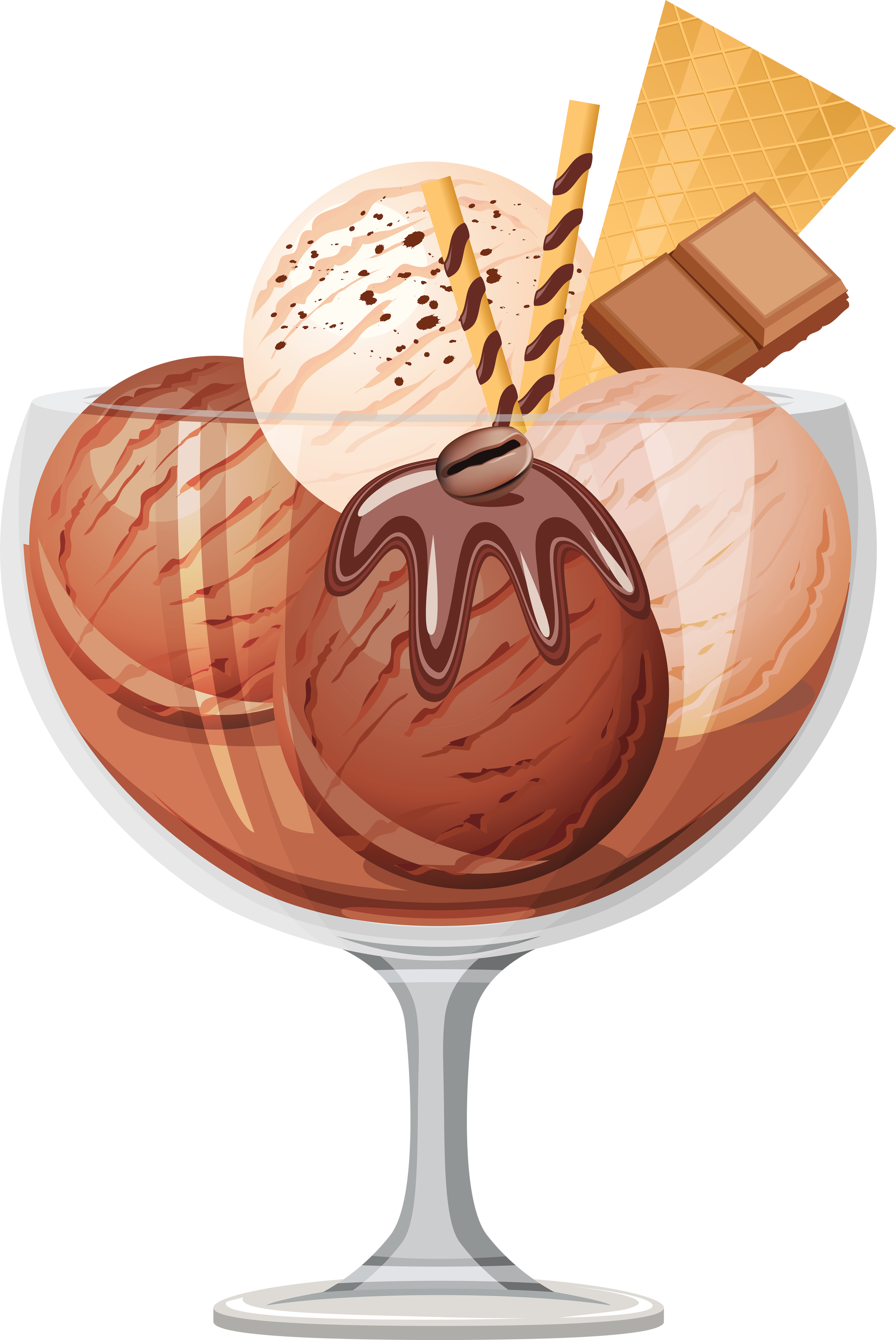 Waffle clipart high resolution. Chocolate ice cream png