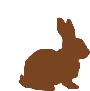 chocolate clipart easter bunny