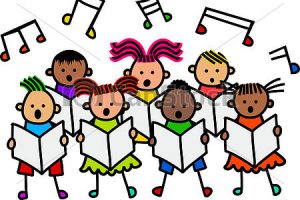 Choir clipart children's. Childrens station 