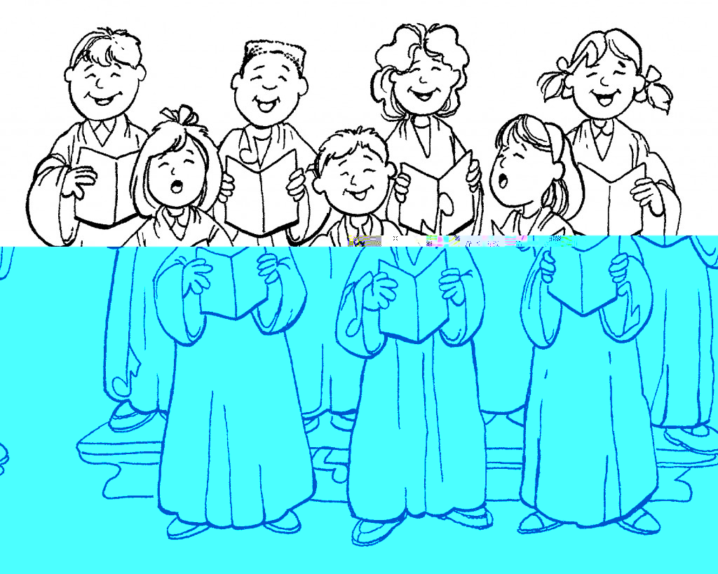 choir clipart childrens choir