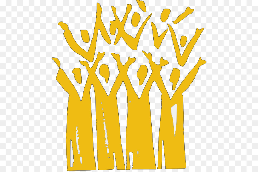 Gospel music singing clip. Choir clipart clipart transparent background