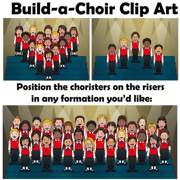Choir clipart kindergarten. Choristers and risers build