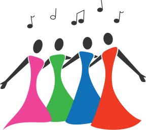 Choir clipart women's. Free ladies chorus cliparts