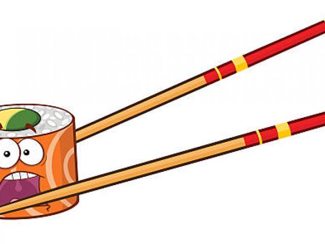 chopsticks clipart cartoon