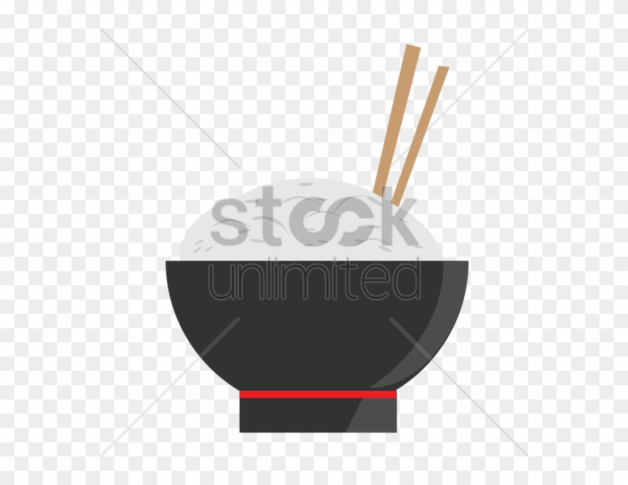Bowl chopsticks tableware . Rice clipart chopstick rice